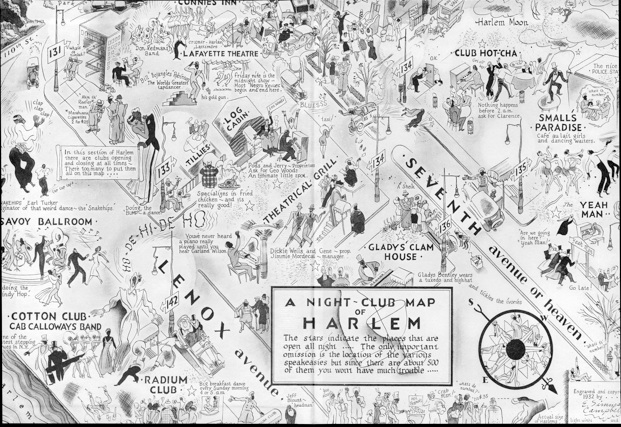 Harlem Night Club Map